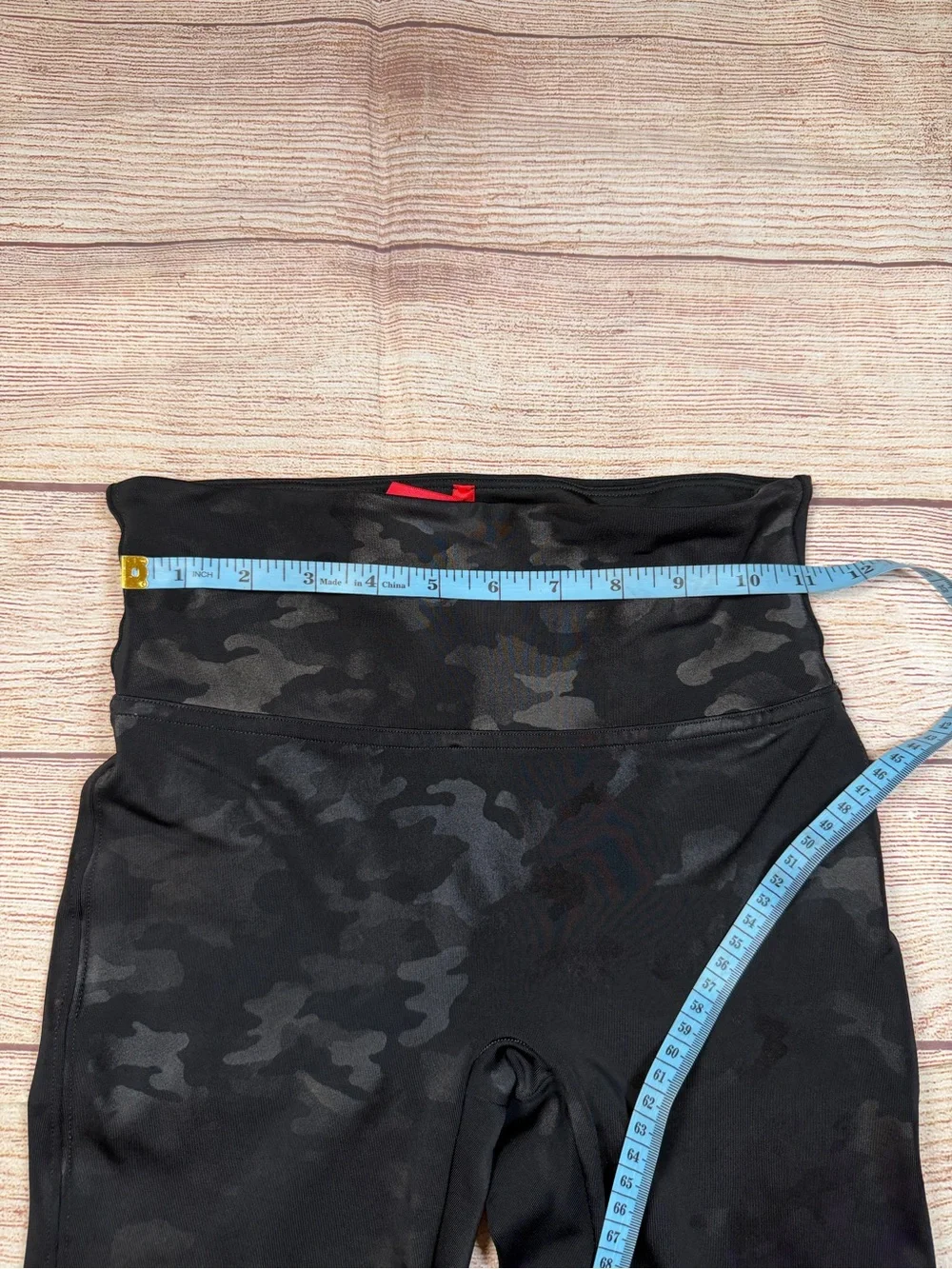 SPANX‎ Black Camouflage High-Waist Leggings